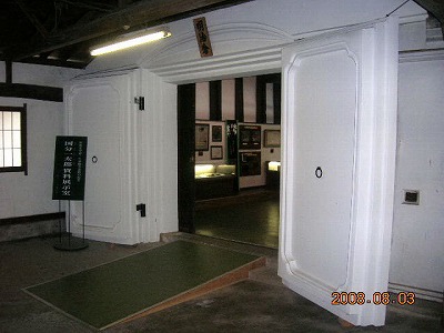 展示室の入り口